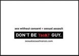 Don't be that guy Sexual safe